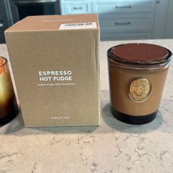 M&Sense Espresso Hot Fudge Candle