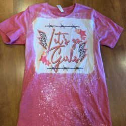 Let’s Go Girls Woman’s Boutique T-shirt Never worn Shipping Available 