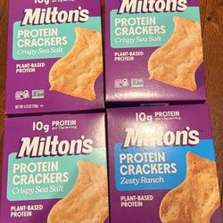 Milton’s crackers 4 for $12