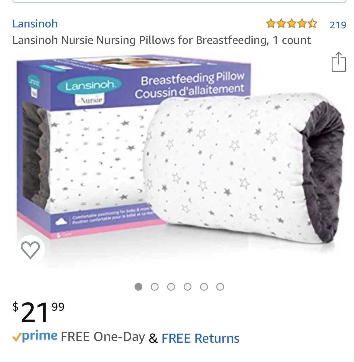 Nursing/feeding pillow