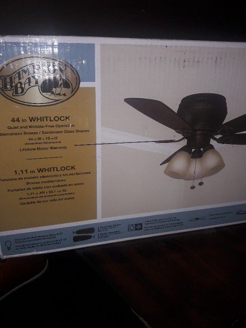 I'm selling this ceiling fan brand new still in the box never open $160