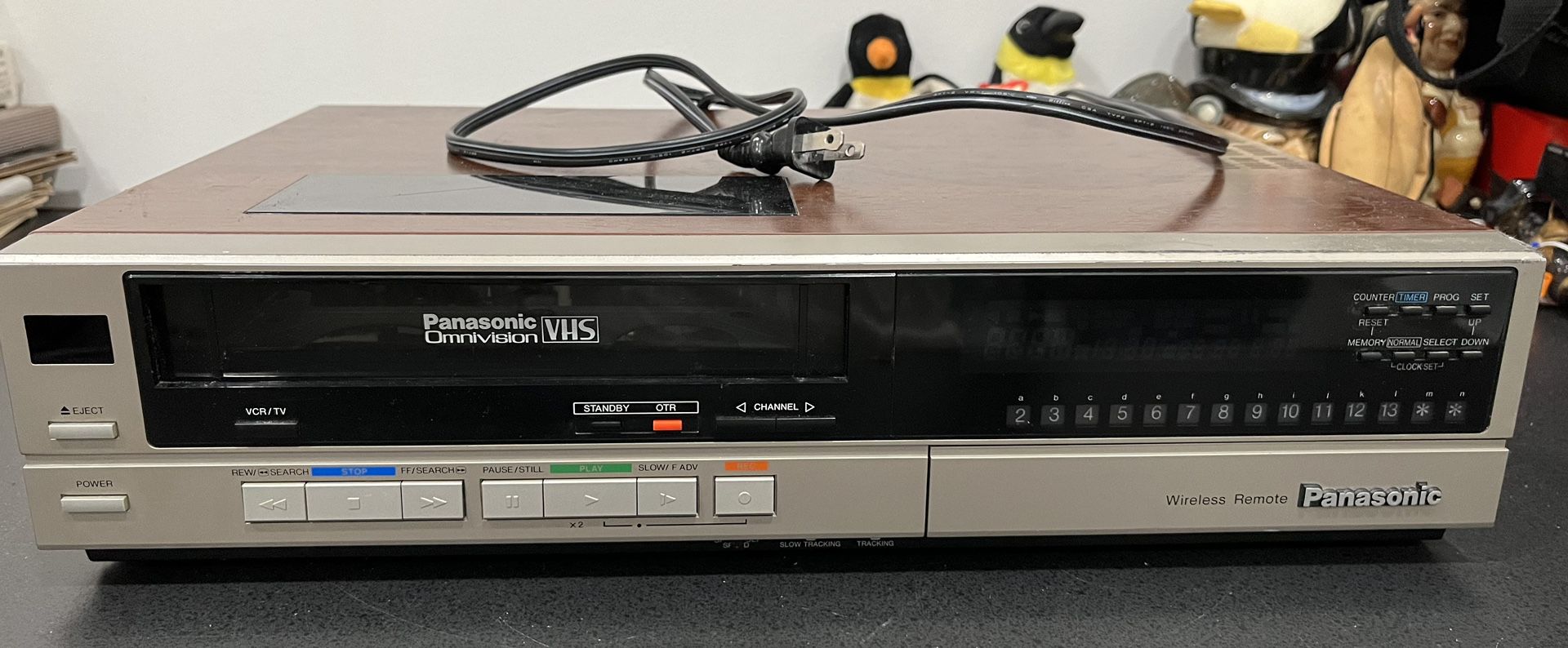 Panasonic VHS VCR Video Cassette Recorder PV-1334R Omnivision Not Working Tape