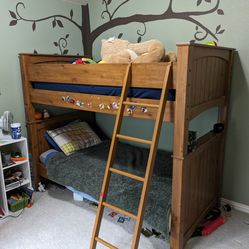 Twin Bunk Bed And Dresser