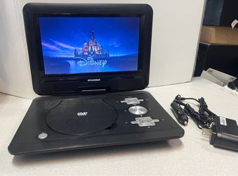 SYLVANIA SDVD1032 10.1” portable DVD player swivel screen USB/SD inputs