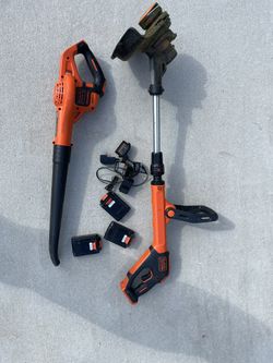 Black And Decker Trimmer And Blower