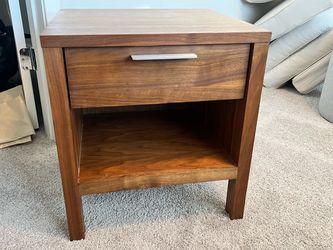 Room & Board Walnut Nightstand