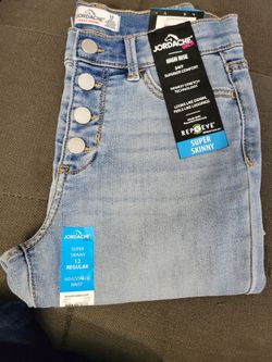 Girls jeans 12 slim and 12 regular