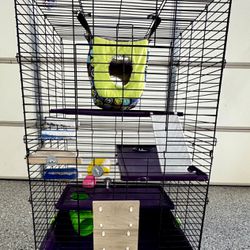Small Three Tiered Pet Cage