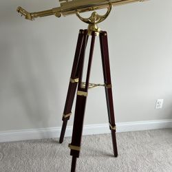 Ambassador 80 AZ Brass Telescope
