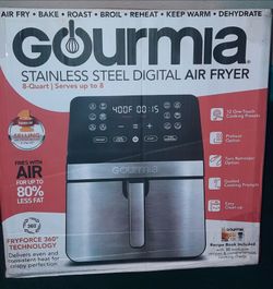 Gourmia  Stainless Steel Air Fryer