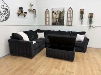 Sectional Couch with Ottoman Free Delivery