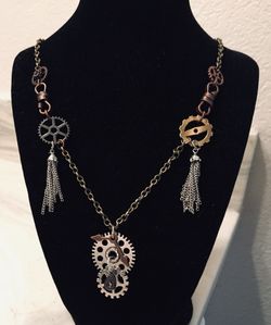 26” Vintage Mechanical Steampunk Necklace
