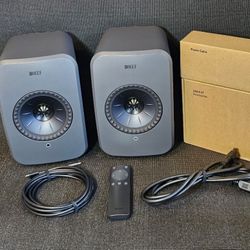 KEF LSX II LT - Wireless Hi-Fi Speakers – Audiophile-Grade, Streaming-Ready, Pure High Quality Audio (NEW)