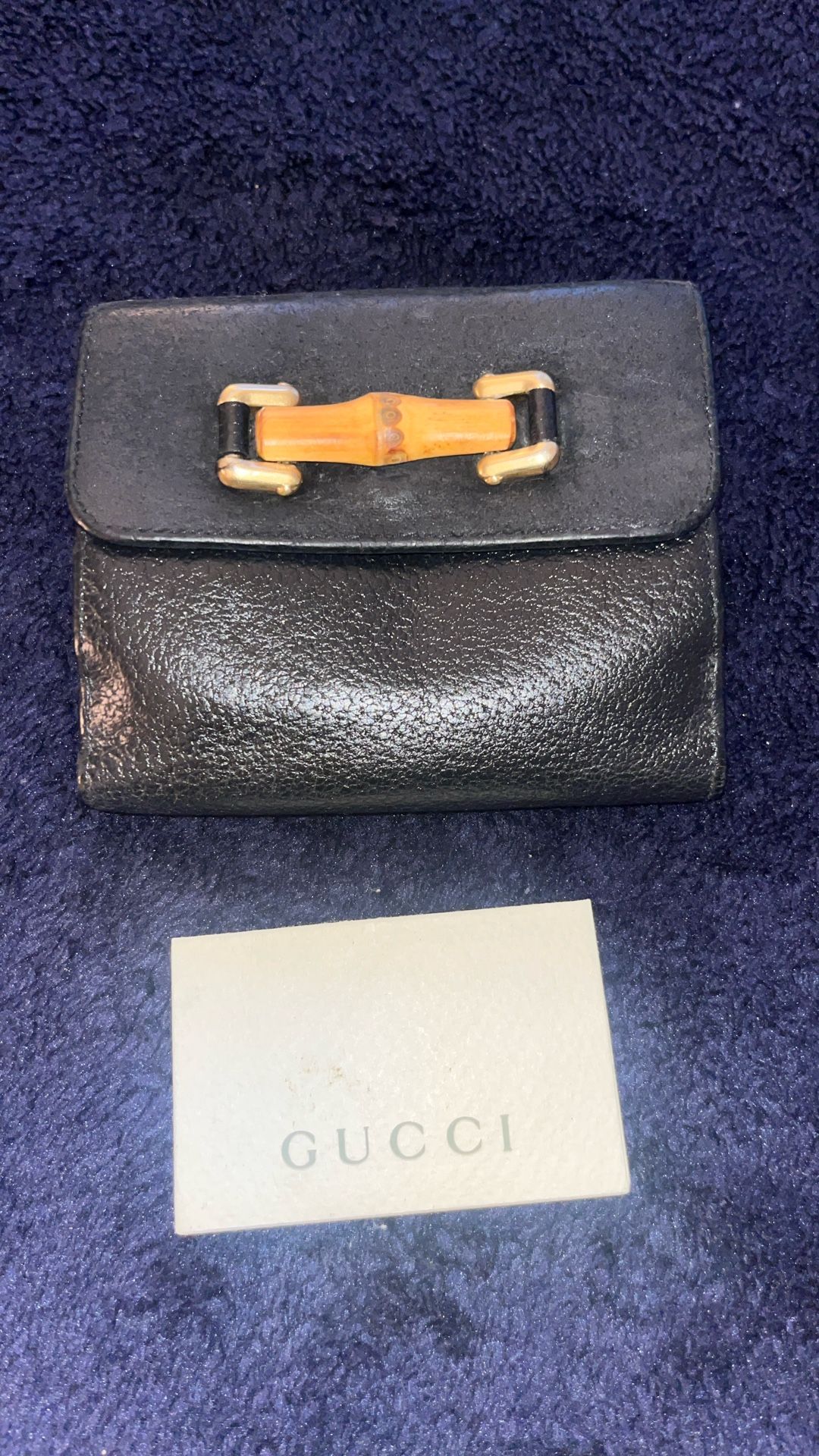 Leather And Bamboo Gucci Wallet