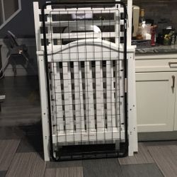 Wood Baby Crib White- No Mattress