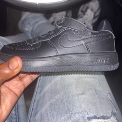 Air force 1s toddler 11c Black