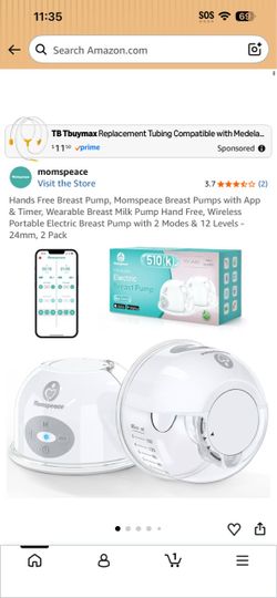 Momspeace Wearable Electric Breast Pump 2-Pack