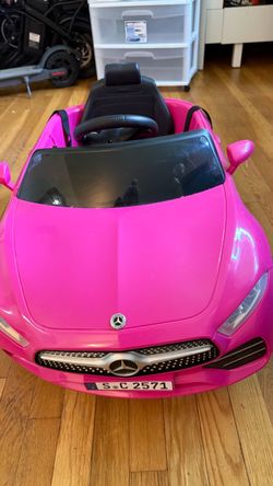Licensed Benz CLS 350 12V Electric Ride on Car with Bluetooth Music, LED Lights, Spring Suspension, Toddler First Car, Battery Powered Electric Vehicl
