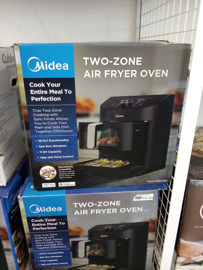 Midea 11qt Dual Sync Air Fryer 