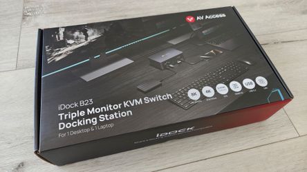 iDock B23
Triple Monitor KVM Switch Docking Station by AV Access