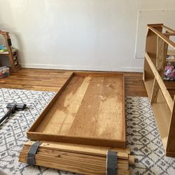 Twin Captain Bed And Headboard 