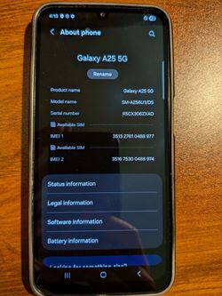 Samsung A25 5G Unlocked 128GB