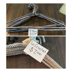 Crocheted Clothing Hangers
