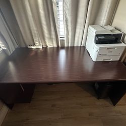 Large Wooden Office Desk 