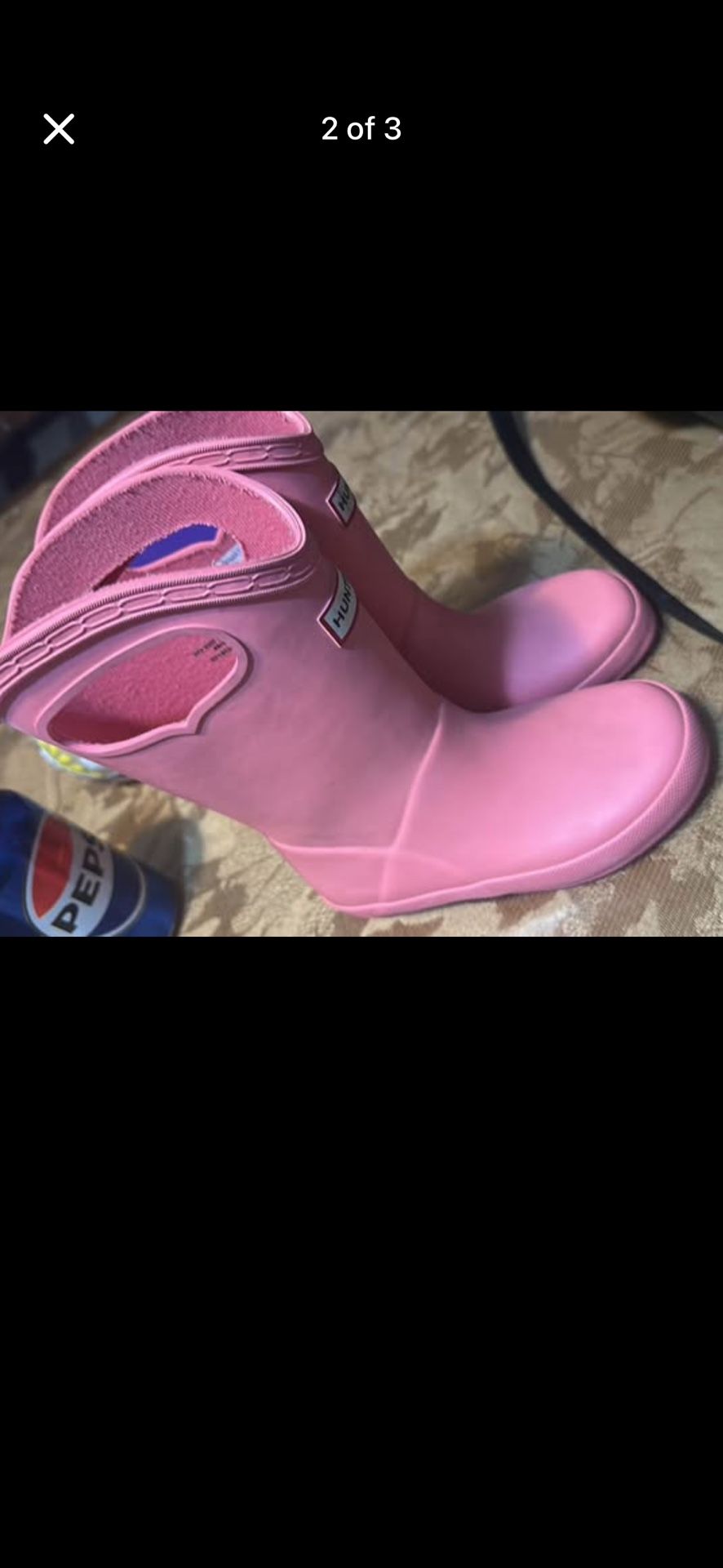 Hunter Rain, Boots Size 10