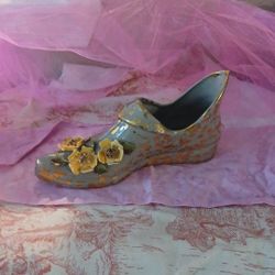 Antique Shoe Porcelin 1950s