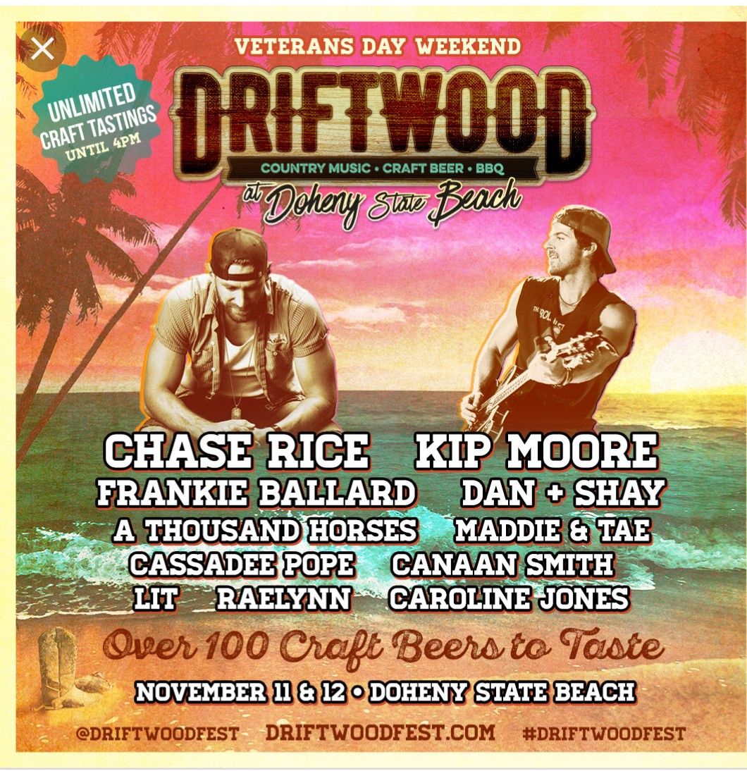 4 Driftwood Festival Tickets REAL