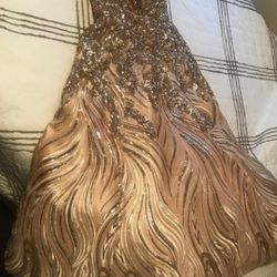 Gold Prom Dress