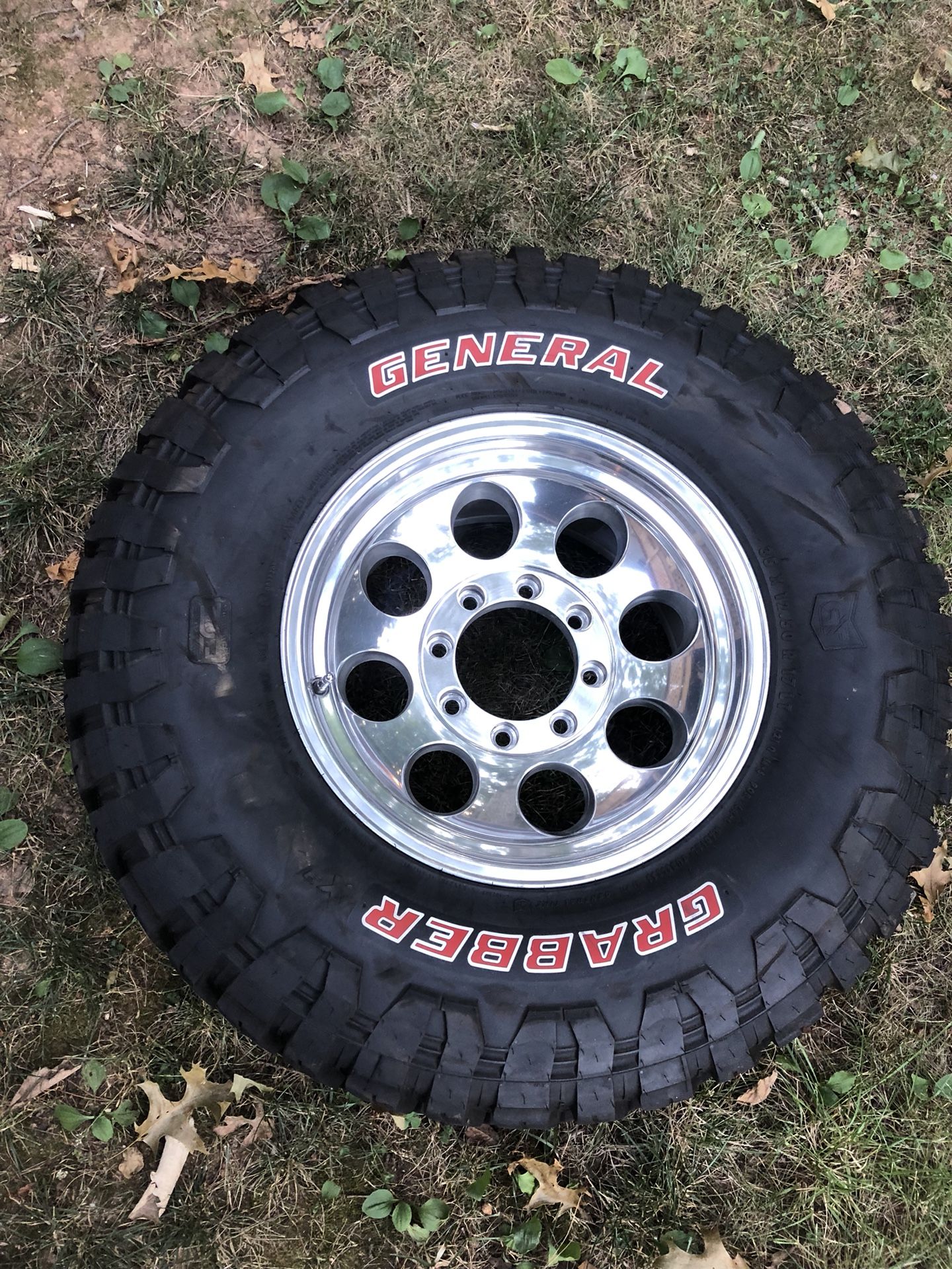 35x12.50r17 General Grabber x3 and 17x9 Pro comp bullet holes