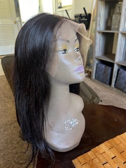 16 inch lace front 100%human hair