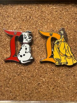 Lucky and belle d pin