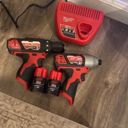 Milwaukee Impact Driver And Drill