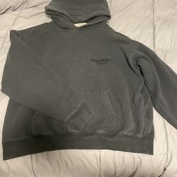 essentials hoodie size small