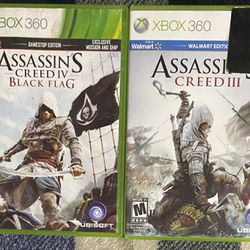 Assassins Creed Games Xbox 360