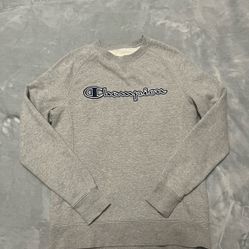 Champion Gray Crew Neck Sweater