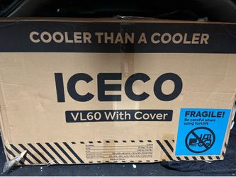 ICECO VL60 Dual Zone Portable Refrigerator with SECOP Compressor, 60L