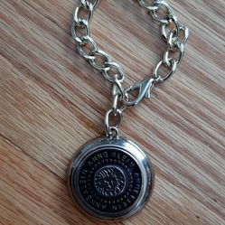 Anne Klein Gold Tone Lion Purse Key Chain Charm