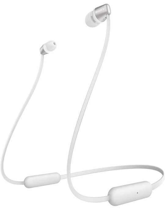 Sony WI-C310 Wireless in-Ear Headset/Headphones with Mic for Phone Call, White (WI-C310/W)