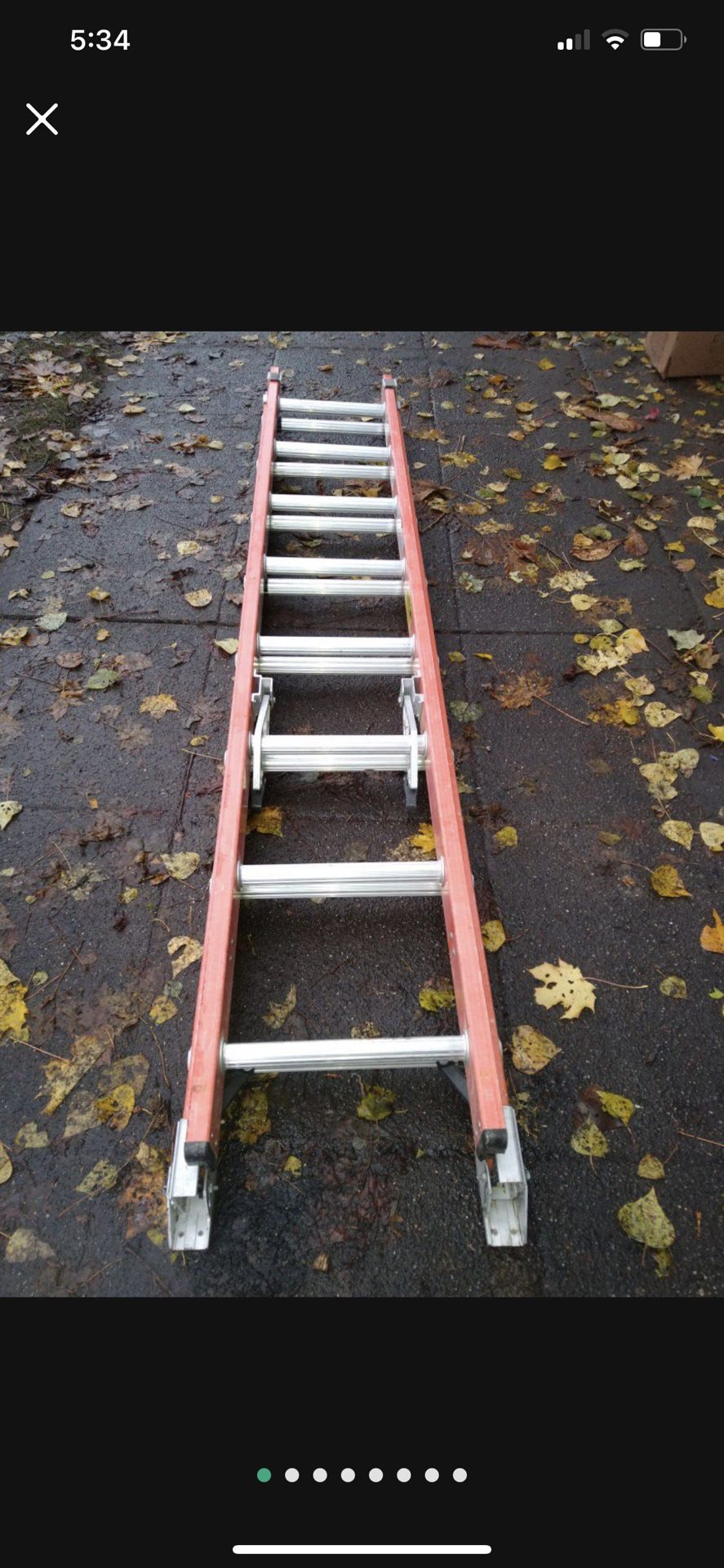 16ft Werner Fiberglass Ladder