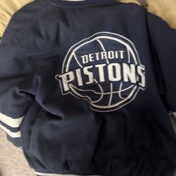 Men’s Vintage Detroit Pistons Reversible Jacket 