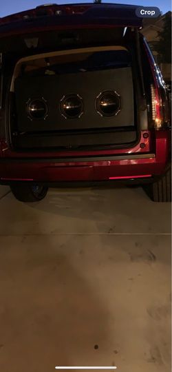 MTX 3 SUBWOOFER & MIDDLE SEAT CUSTOM MADE TO FIT EXACTLY CADILLAC ESCALADE 2007 AND UP!