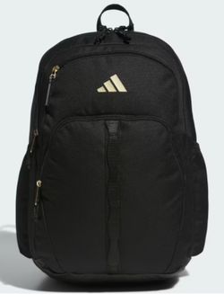 New adidas black bag-pack with gold logo
