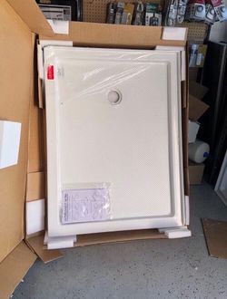 48 X 36 Shower Base Pan Stand Up white bathroom bath