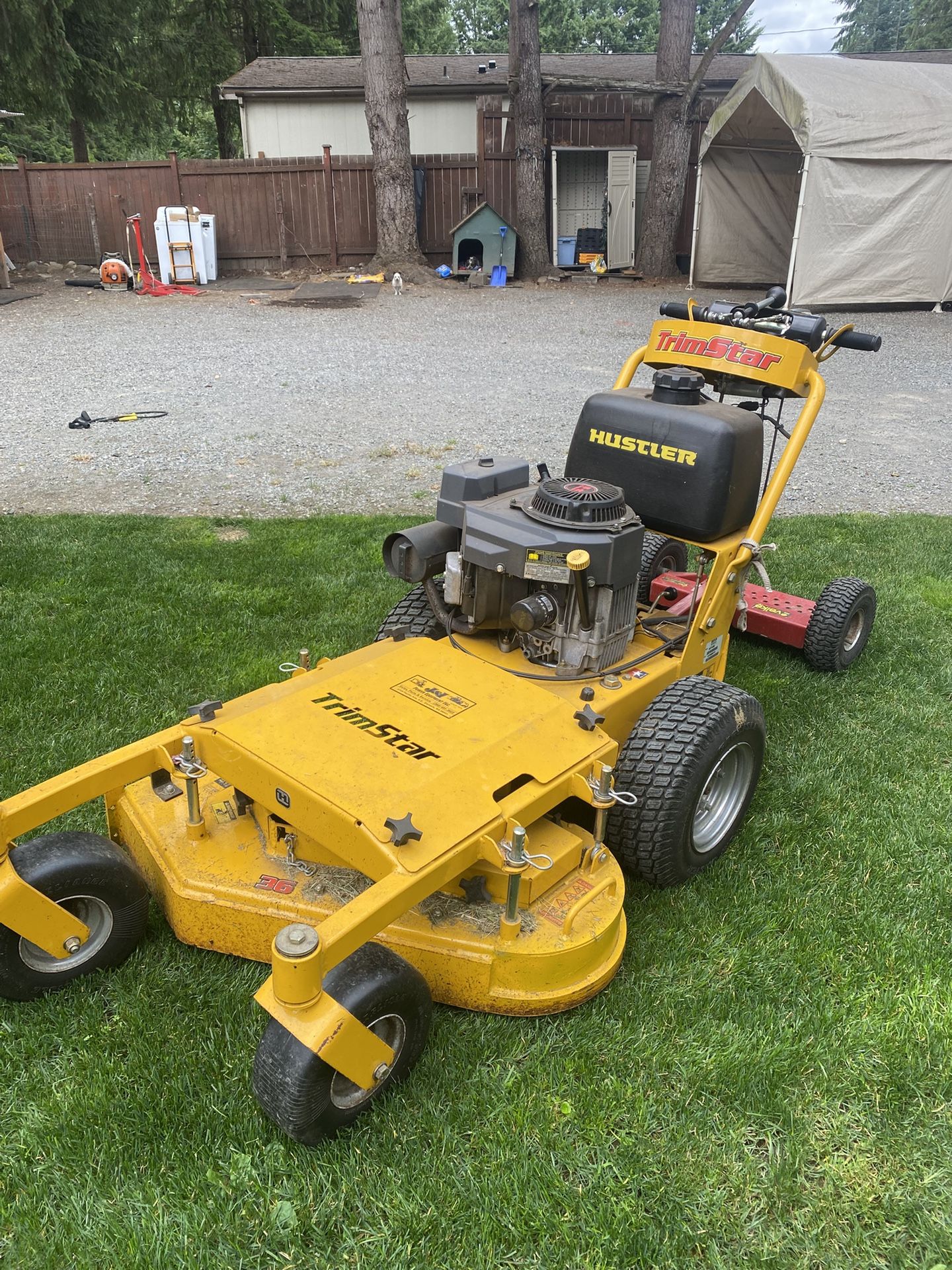 Stand On Riding Lawn Mower