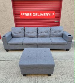 Beautiful Sofa with Ottoman