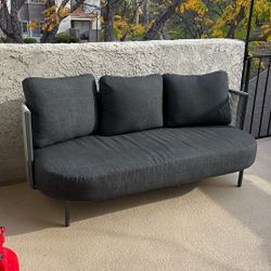 World Market Patio Couch, Charcoal 